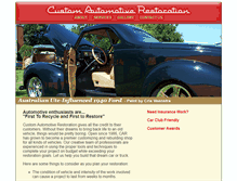 Tablet Screenshot of customautomotive.com